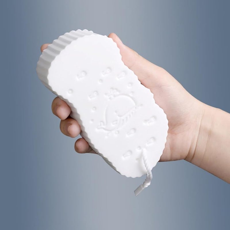 3Pcs PVA Bath Sponges Soft Exfoliating Back Scrubber For Face And Body Skin Care Pink Blue White - Image 5